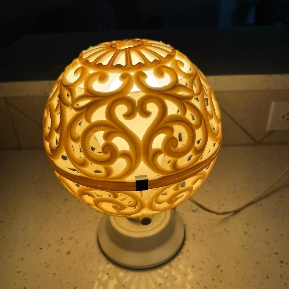 Mid Century Globe Lamp